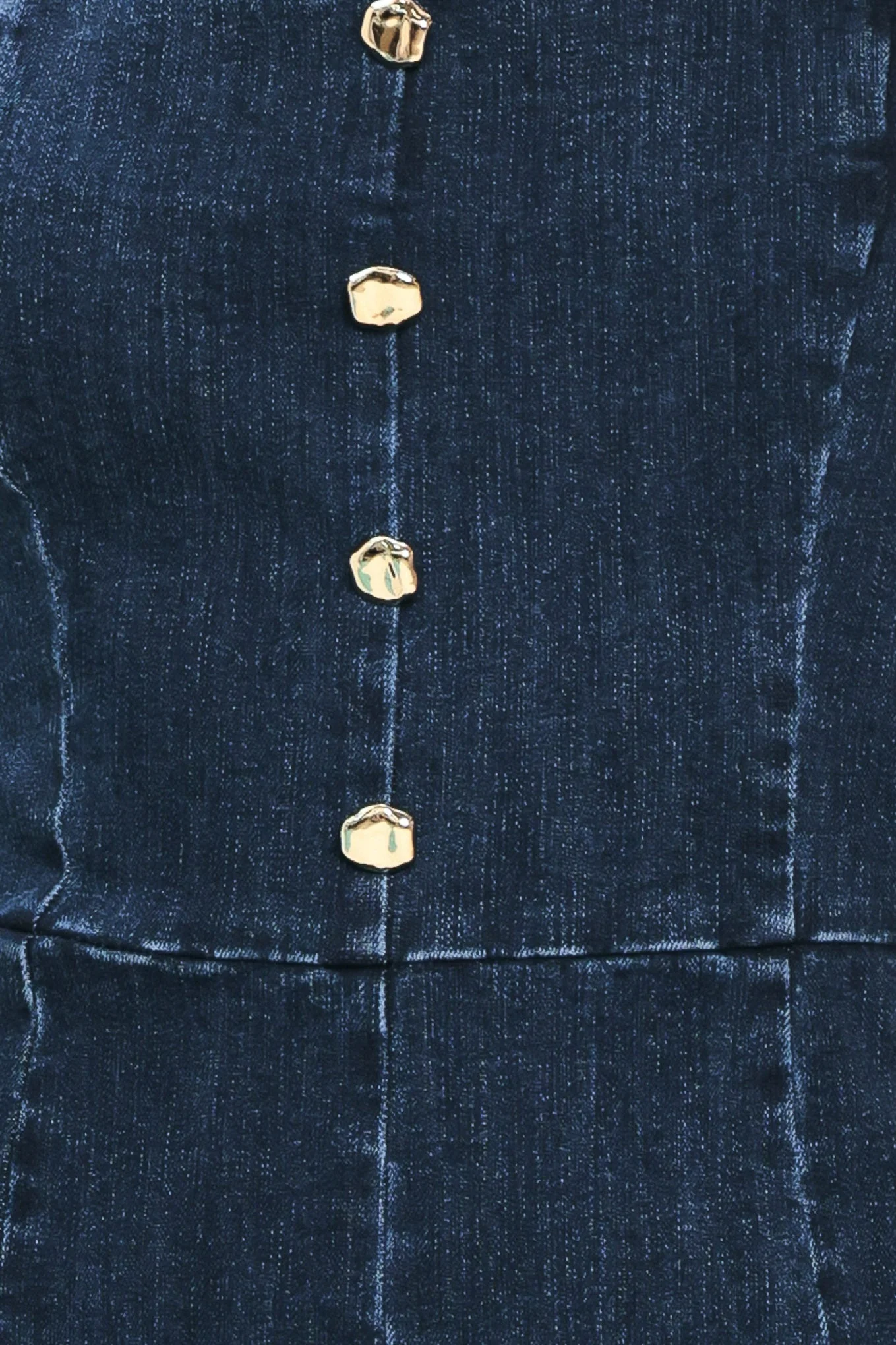 DARK WASH ICON DENIM ROMPER - Image 7