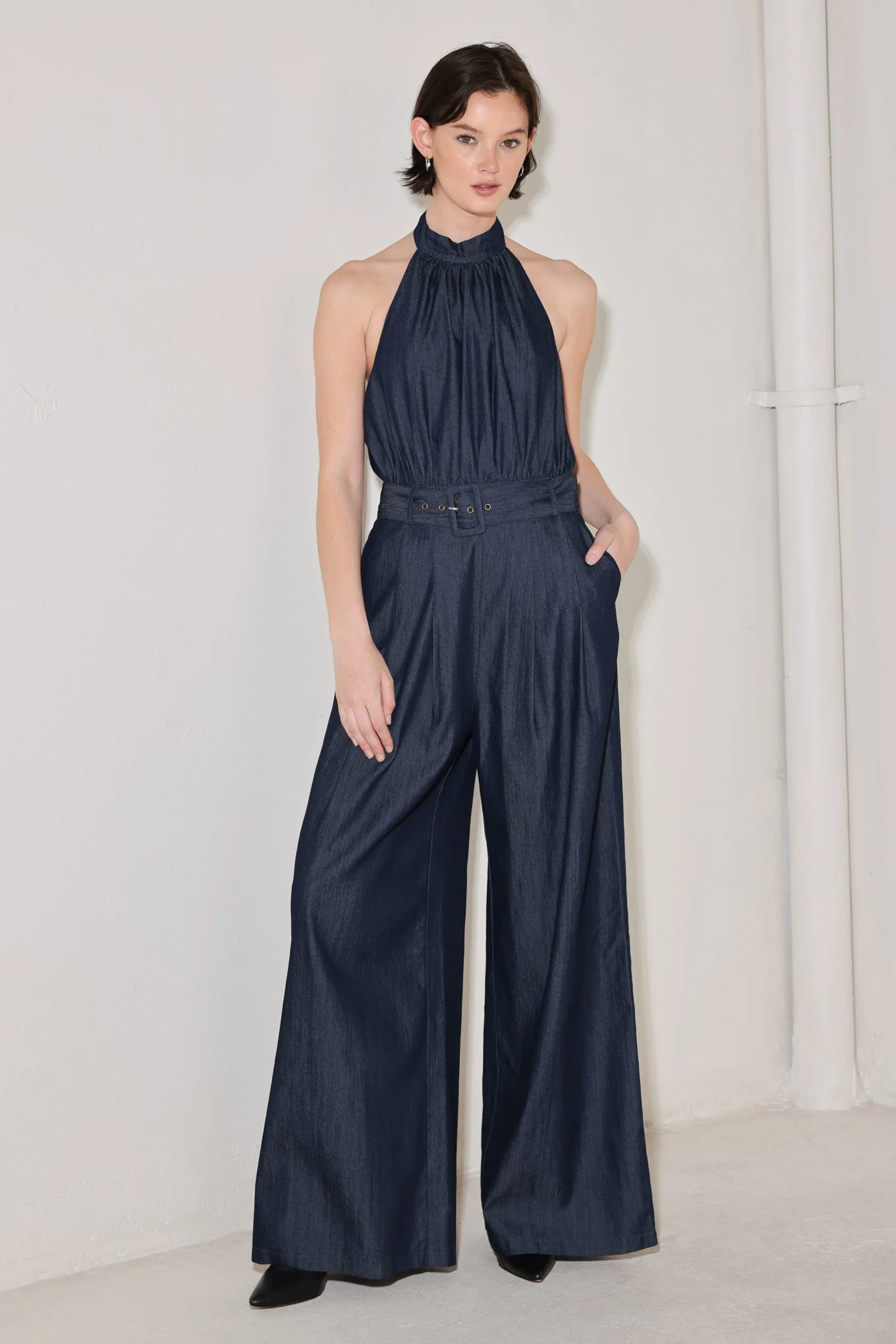 EVENING EDITION DENIM JUMPSUIT -  FINAL SALE - Image 3