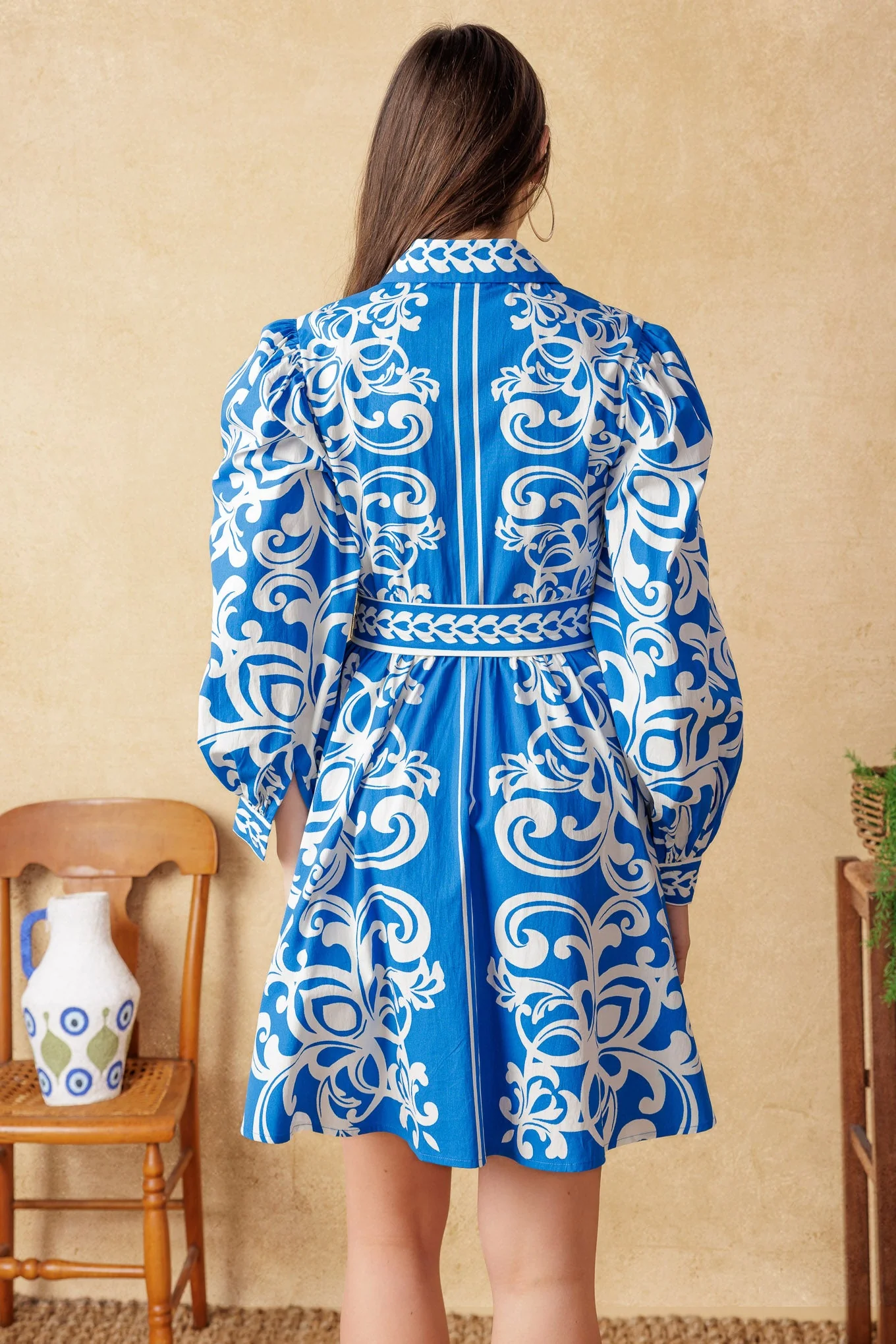 MOONSTONE DREAMS MINI DRESS - BLUE - Image 2