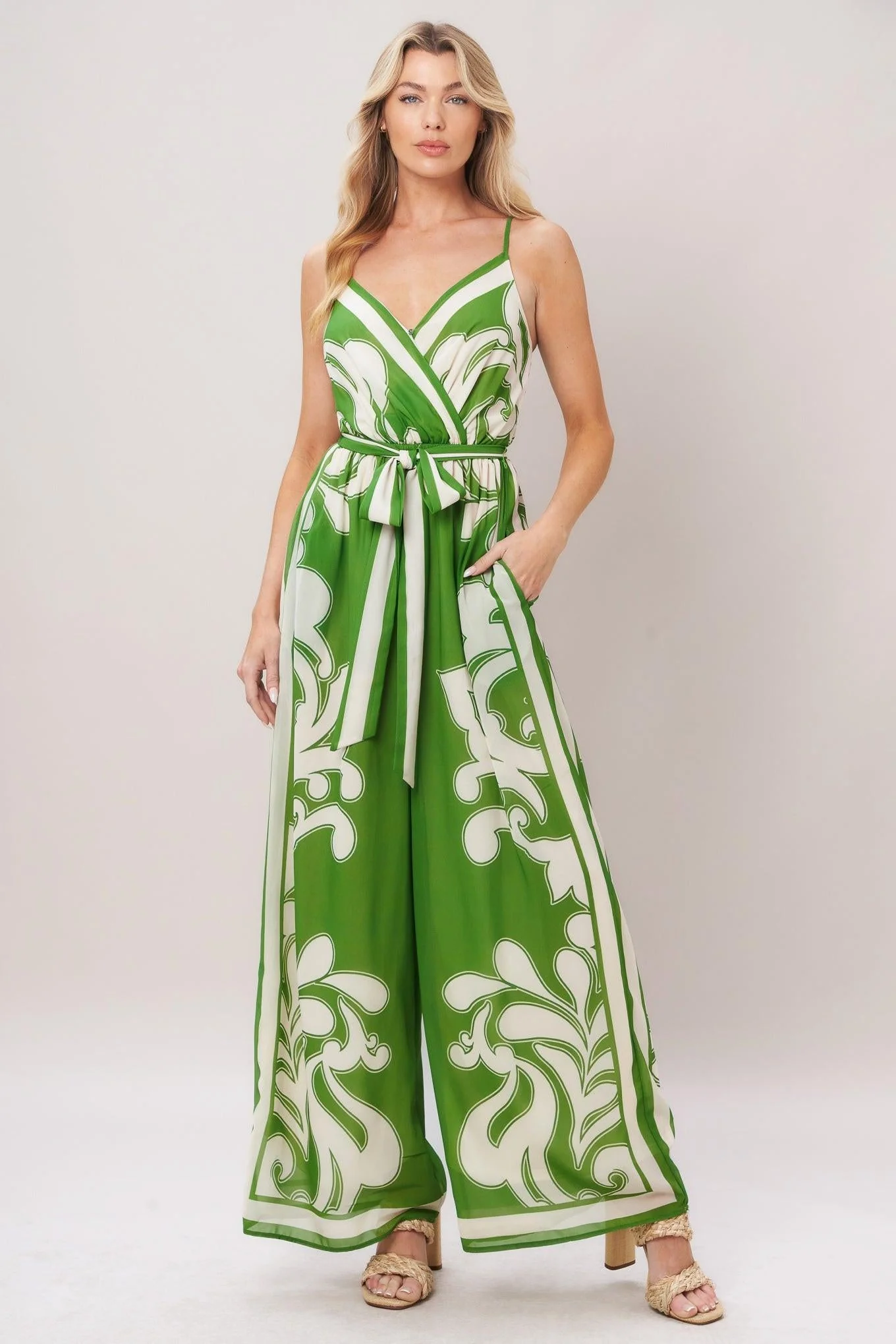PALAZZO MUSE GREEN JUMPSUIT - Image 6