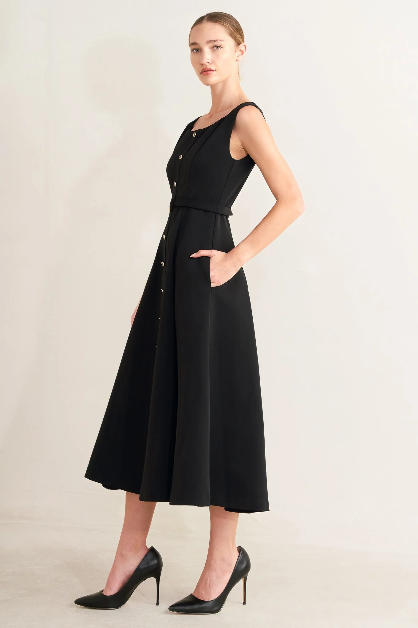 PARIS AFTER DARK MIDI DRESS - FINAL SALE - Image 8